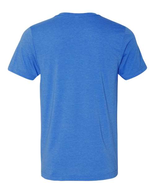 BELLA + CANVAS 3001CVC - CVC Jersey Tee - Heather True Royal