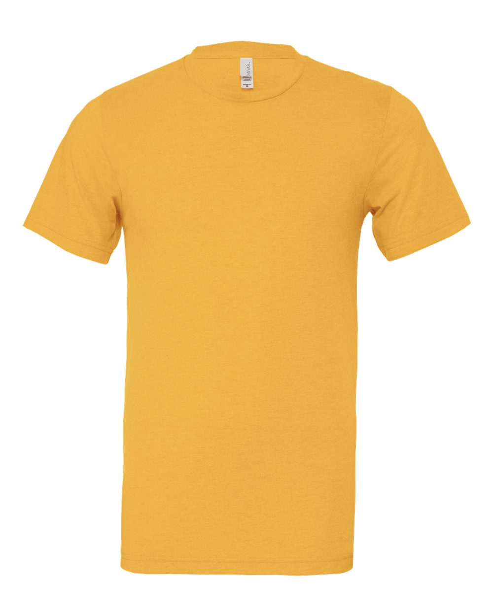 BELLA + CANVAS 3001CVC - CVC Jersey Tee - Heather Yellow Gold