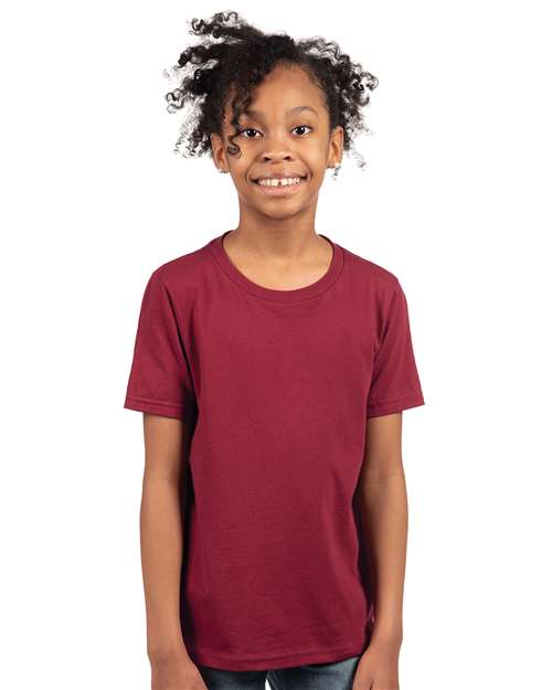 Next Level 3310 - Youth Cotton T-Shirt - Cardinal