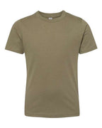 Next Level 3310 - Youth Cotton T-Shirt - Military Green