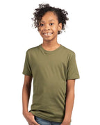 Next Level 3310 - Youth Cotton T-Shirt - Military Green