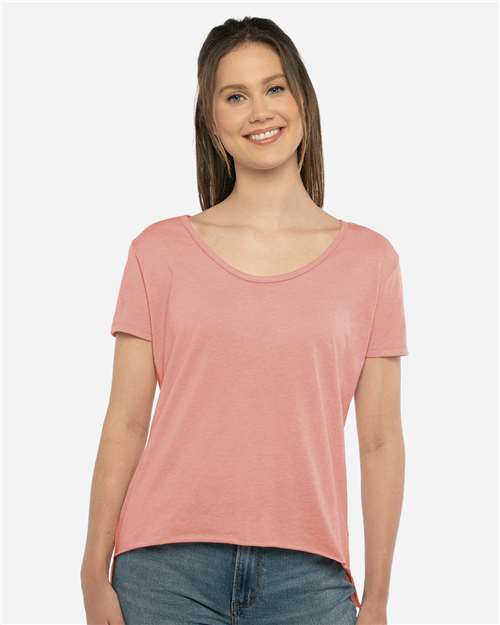 Next Level 5030 - Women's Festival Scoop Neck T-Shirt - Desert Pink