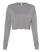 BELLA + CANVAS 7503 — Women's Crop Crewneck Sweatshirt — Deep Heather