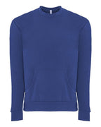 Next Level 9001 - Unisex Santa Barbara Pocket Crewneck Sweatshirt - Royal