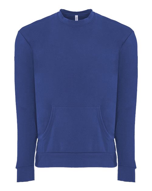 Next Level 9001 - Unisex Santa Barbara Pocket Crewneck Sweatshirt - Royal