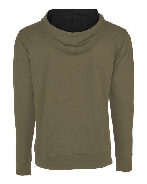 Next Level 9301 - Unisex Laguna Hoodie Sweatshirt - Military Green/ Black