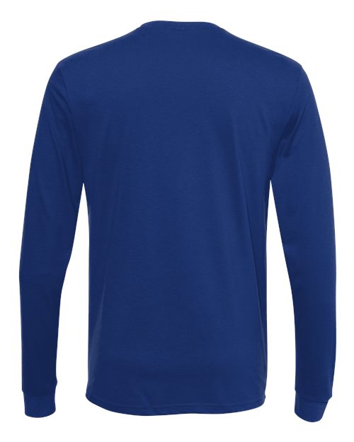 Next Level 6411 - Unisex Sueded Long Sleeve T-Shirt - Royal