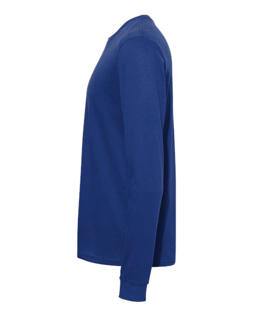 Next Level 6411 - Unisex Sueded Long Sleeve T-Shirt - Royal