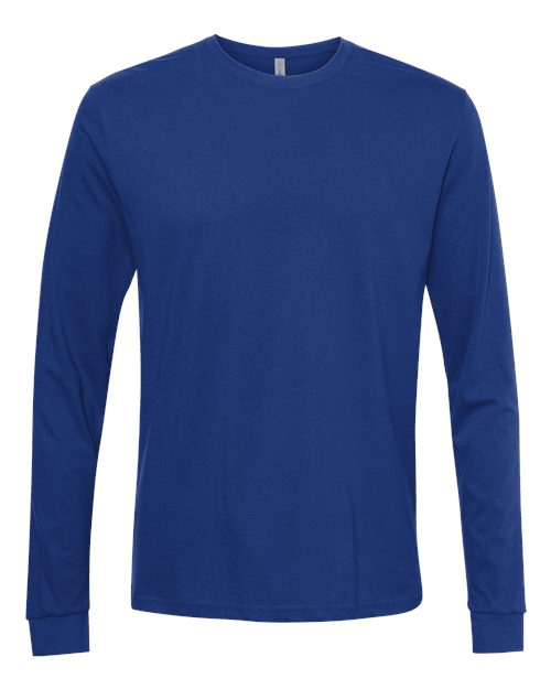Next Level 6411 - Unisex Sueded Long Sleeve T-Shirt - Royal