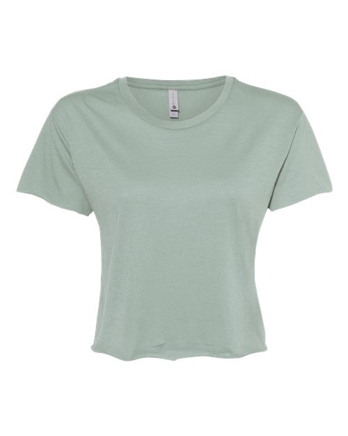 Next Level 5080 - Women's Festival Crop Top - Stonewash Green