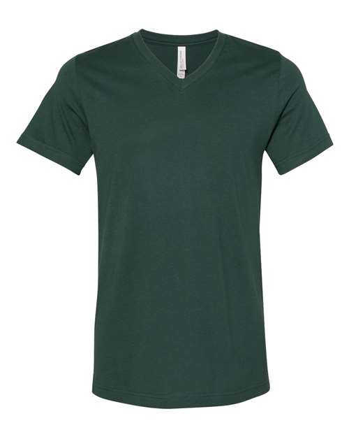 BELLA + CANVAS 3005 - Unisex Jersey V-Neck Tee - Forest