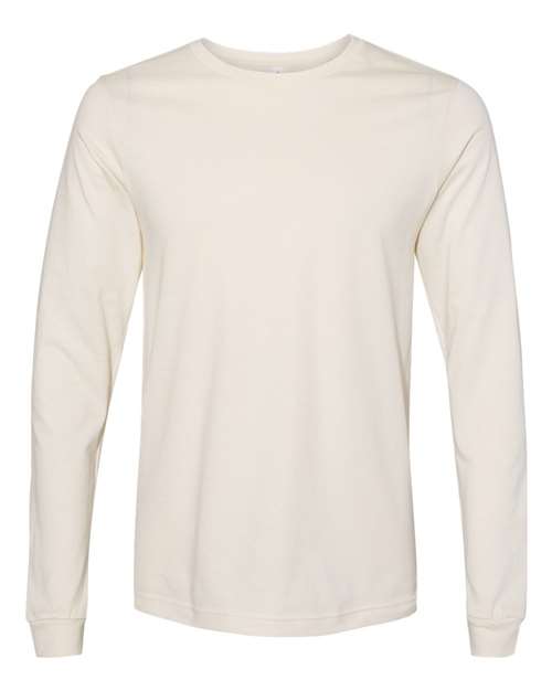 BELLA + CANVAS 3501 - Unisex Jersey Long Sleeve Tee - Natural