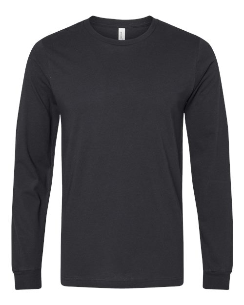 BELLA + CANVAS 3501 - Unisex Jersey Long Sleeve Tee - Vintage Black