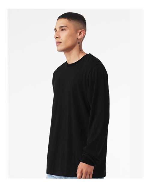 BELLA + CANVAS 3501 - Unisex Jersey Long Sleeve Tee - Vintage Black