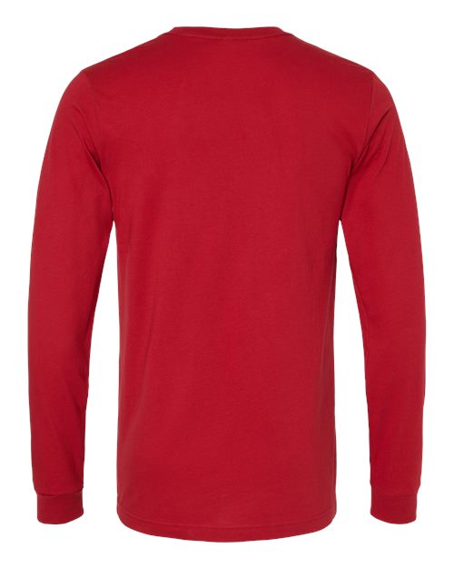BELLA + CANVAS 3501 - Unisex Jersey Long Sleeve Tee - Canvas Red