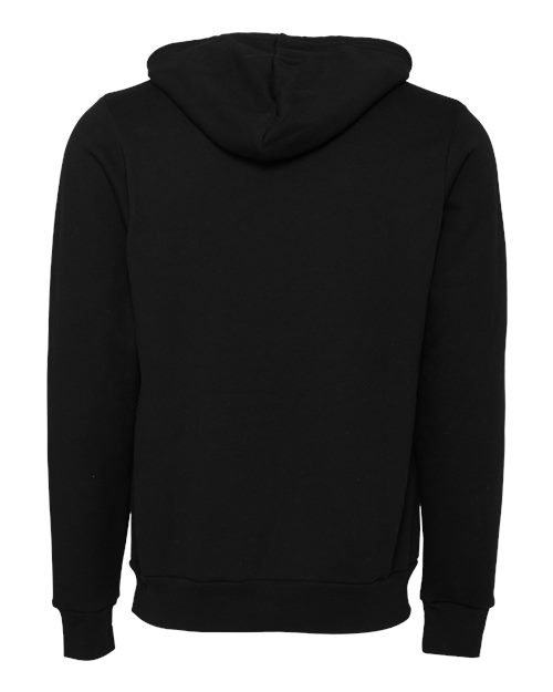 BELLA + CANVAS 3719 - Unisex Sponge Fleece Hoodie Sweatshirt - DTG Black