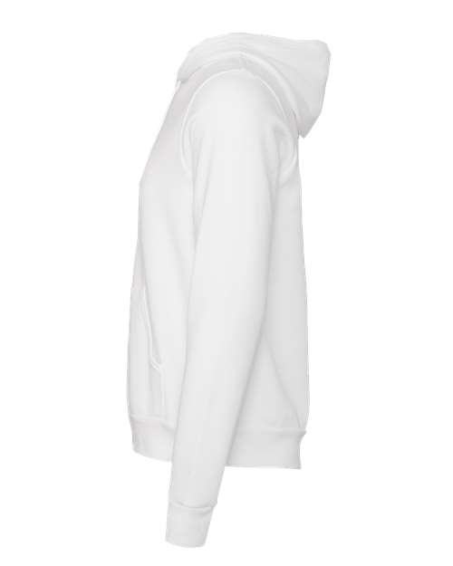BELLA + CANVAS 3719 - Unisex Sponge Fleece Hoodie Sweatshirt - DTG White