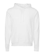BELLA + CANVAS 3719 - Unisex Sponge Fleece Hoodie Sweatshirt - DTG White