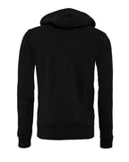 BELLA + CANVAS 3739 - Unisex Sponge Fleece Full-Zip Hoodie Sweatshirt - Black Heather