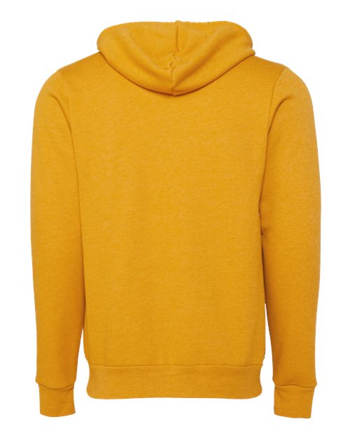 BELLA + CANVAS 3739 - Unisex Sponge Fleece Full-Zip Hoodie Sweatshirt - Heather Mustard