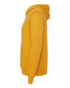 BELLA + CANVAS 3739 - Unisex Sponge Fleece Full-Zip Hoodie Sweatshirt - Heather Mustard