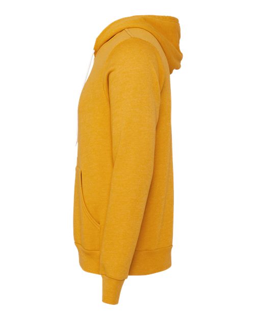 BELLA + CANVAS 3739 - Unisex Sponge Fleece Full-Zip Hoodie Sweatshirt - Heather Mustard