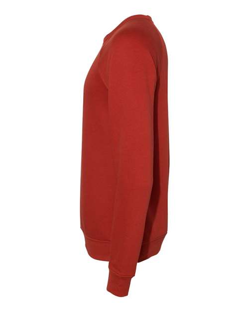 BELLA + CANVAS 3901 - Unisex Sponge Fleece Raglan Crewneck Sweatshirt - Brick