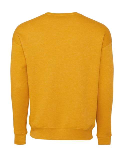 BELLA + CANVAS 3945 - Unisex Sponge Fleece Drop Shoulder Crewneck Sweatshirt - Heather Mustard