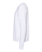 BELLA + CANVAS 3945 - Unisex Sponge Fleece Drop Shoulder Crewneck Sweatshirt - DTG White