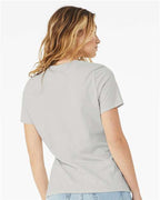BELLA + CANVAS 6400 - Womens Relaxed Jersey Tee - Silver
