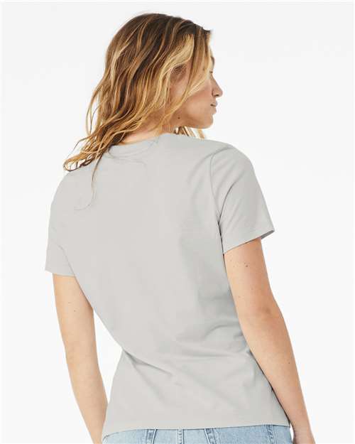BELLA + CANVAS 6400 - Womens Relaxed Jersey Tee - Silver