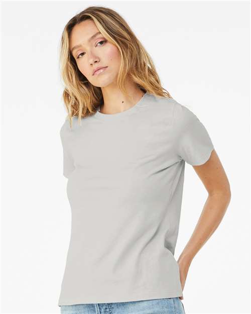 BELLA + CANVAS 6400 - Womens Relaxed Jersey Tee - Silver