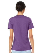 BELLA + CANVAS 6400 - Womens Relaxed Jersey Tee - Royal Purple