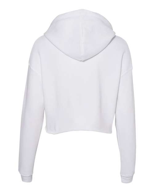 BELLA + CANVAS 7502 - Women's Crop Hoodie Sweatshirt - White