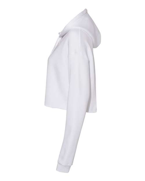 BELLA + CANVAS 7502 - Women's Crop Hoodie Sweatshirt - White