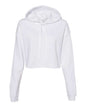 BELLA + CANVAS 7502 - Women's Crop Hoodie Sweatshirt - White