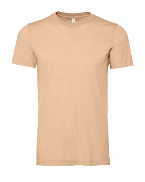 BELLA + CANVAS 3001CVC - CVC Jersey Tee - Heather Sand Dune