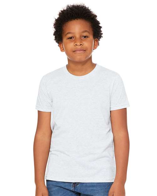 BELLA + CANVAS 3001Y - Youth Jersey Tee - Ash