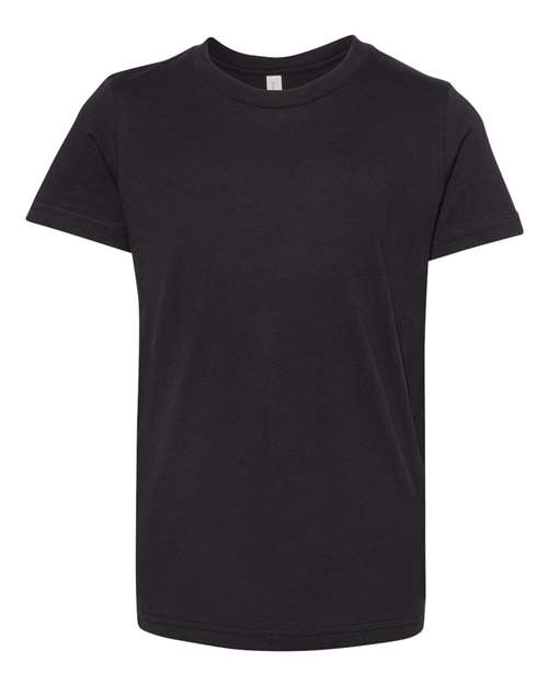 BELLA + CANVAS 3001Y - Youth Jersey Tee - Vintage Black
