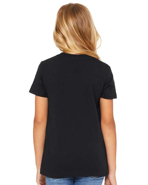 BELLA + CANVAS 3001Y - Youth Jersey Tee - Vintage Black