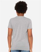 BELLA + CANVAS 3413Y - Youth Triblend Tee - Athletic Grey Triblend