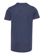 BELLA + CANVAS 3413Y - Youth Triblend Tee - Solid Navy Triblend