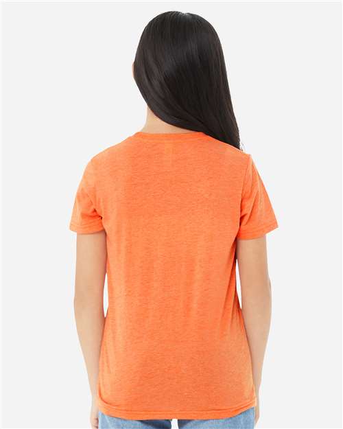 BELLA + CANVAS 3413Y - Youth Triblend Tee - Orange Triblend