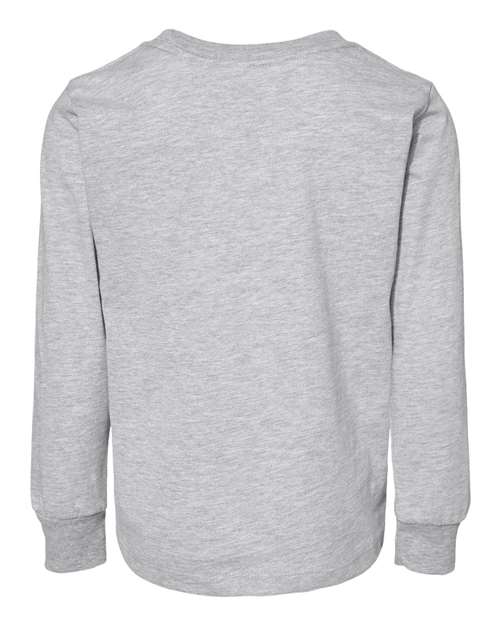 BELLA + CANVAS 3501T - Toddler Jersey Long Sleeve Tee - Athletic Heather