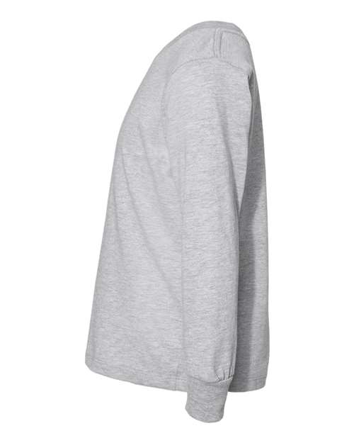 BELLA + CANVAS 3501T - Toddler Jersey Long Sleeve Tee - Athletic Heather