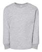 BELLA + CANVAS 3501T - Toddler Jersey Long Sleeve Tee - Athletic Heather