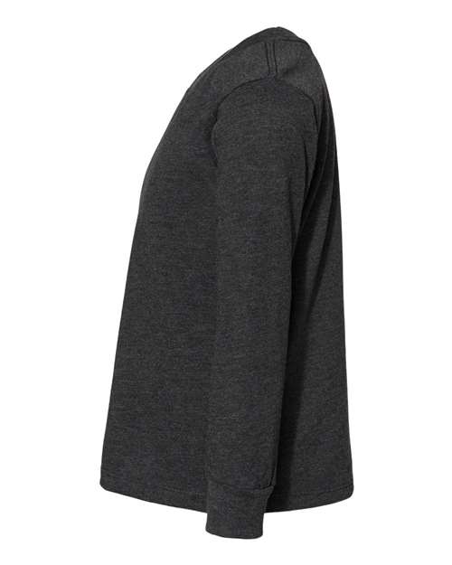 BELLA + CANVAS 3501T - Toddler Jersey Long Sleeve Tee - Dark Grey Heather