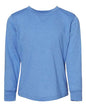 BELLA + CANVAS 3501T - Toddler Jersey Long Sleeve Tee - Heather Columbia Blue