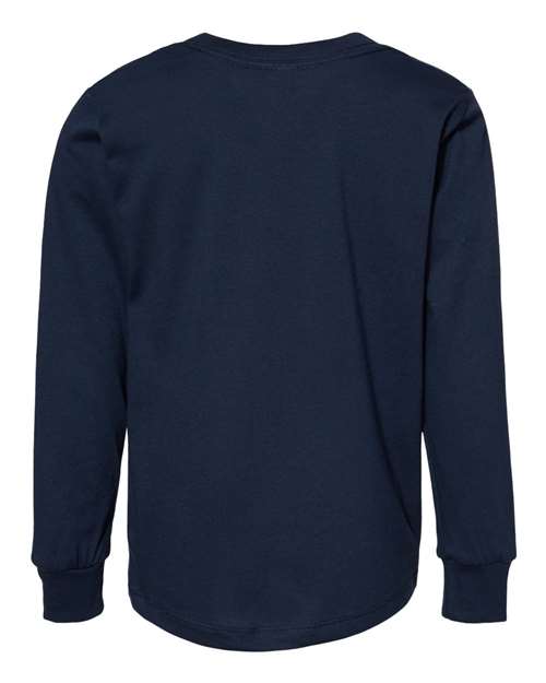BELLA + CANVAS 3501T - Toddler Jersey Long Sleeve Tee - Navy