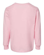 BELLA + CANVAS 3501T - Toddler Jersey Long Sleeve Tee - Pink
